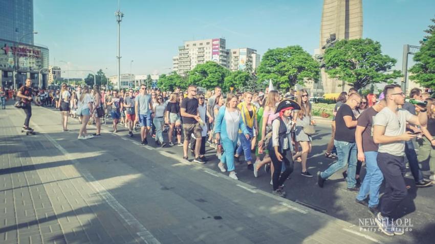 Korowód studentów w Rzeszowie