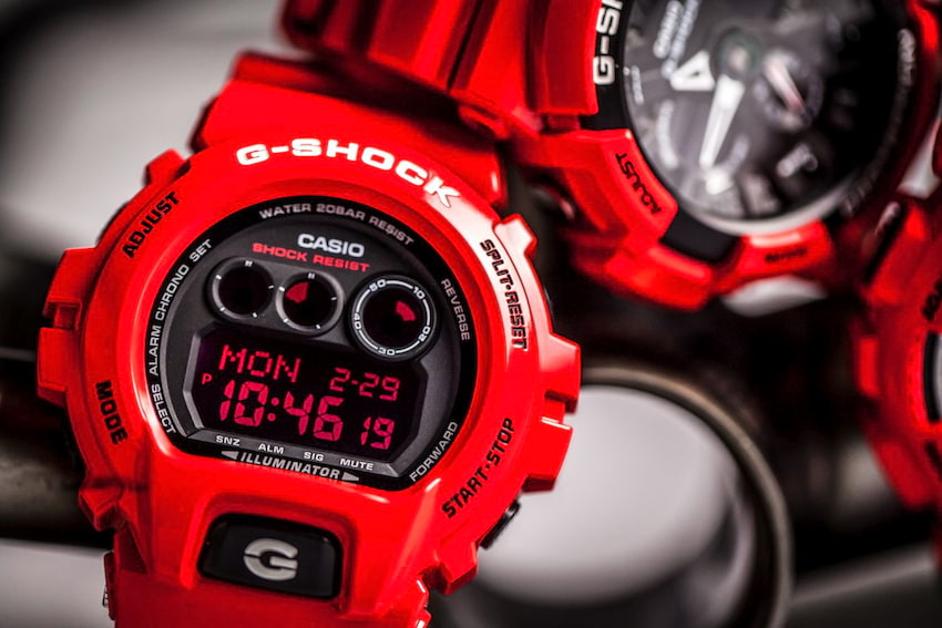 Czerwona kolaboracja G-SHOCK z teamem Deepbmx