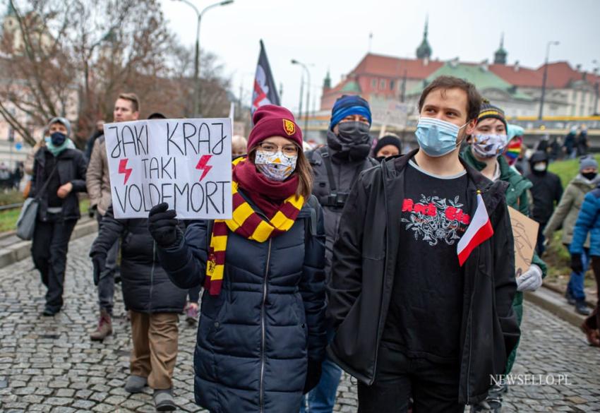 Strajk Kobiet: Idziemy po wolność. Idziemy po wszystko - manifestacja w Warszawie