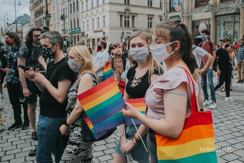 Manifestacja we Wrocławiu: LGBT to ludzie