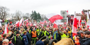 Protest rolników we Wrocławiu