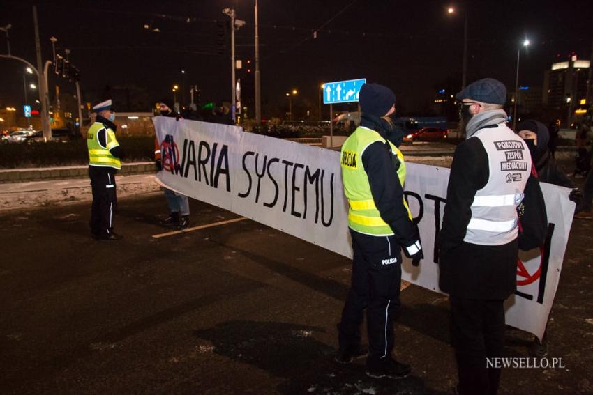 Redukujcie emisje, nie Prawa Człowieka - blokada w Poznaniu