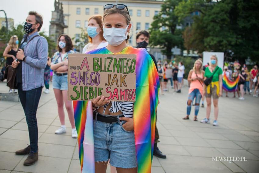 Wszystkich nas nie zamkniecie - manifestacja w Szczecinie