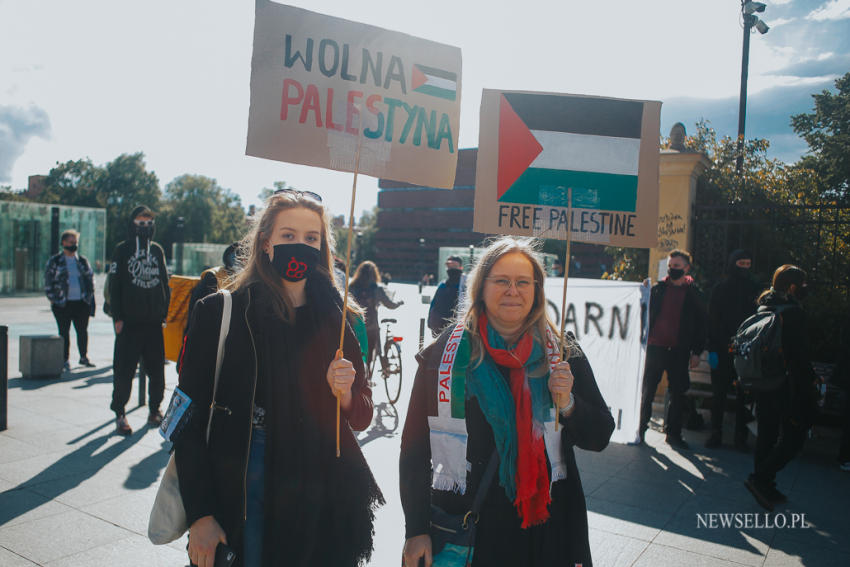 Wolna Palestyna - manifestacja we Wrocławiu