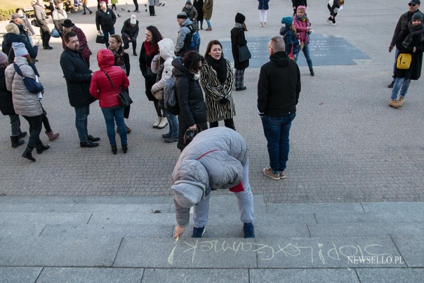 Protest przeciw "lex Czarnek" w Poznaniu.