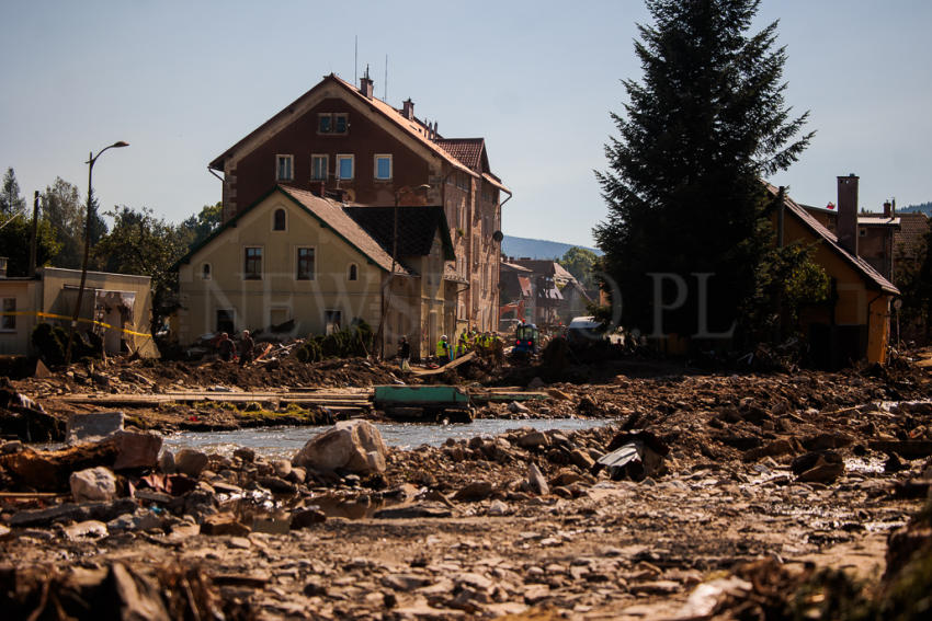 Lądek Zdrój po powodzi