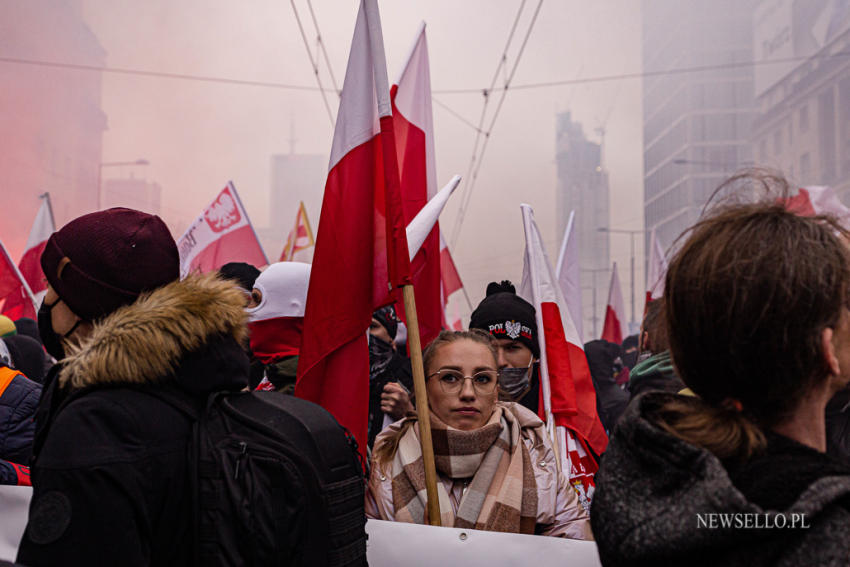 Marsz Niepodległości w Warszawie