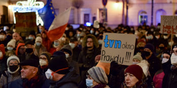 Wolne Media - protest w Lublinie