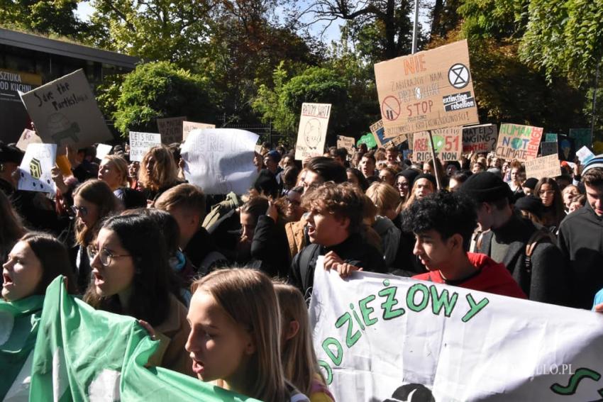 Młodzieżowy Strajk Klimatyczny w Warszawie