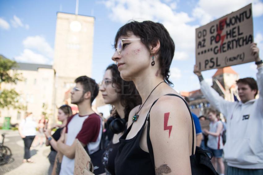 „Aborcja TAK” - manifestacja w Poznaniu