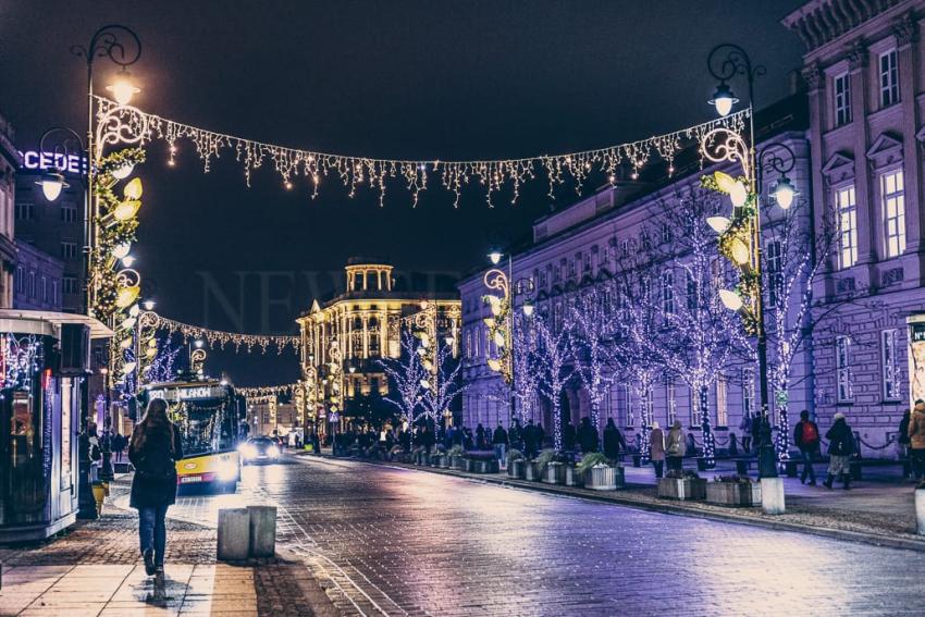 Iluminacje Świąteczne w Warszawie,