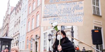 Żądamy Godności na Granicy - manifestacja w Gdańsku