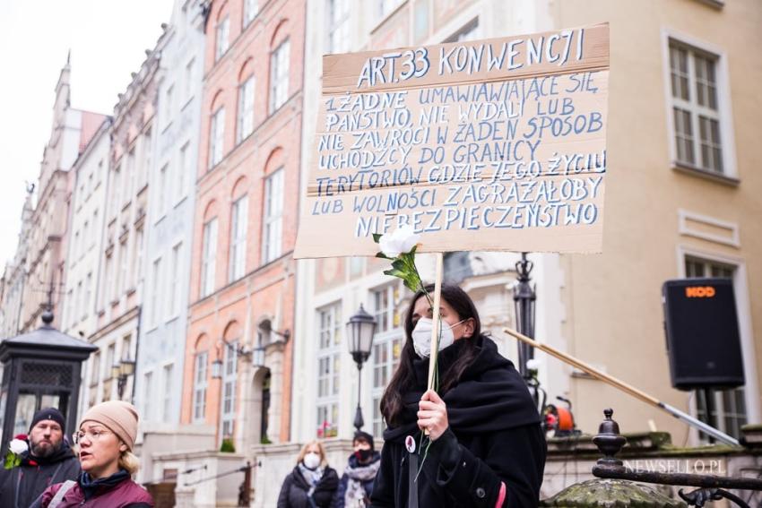 Żądamy Godności na Granicy - manifestacja w Gdańsku