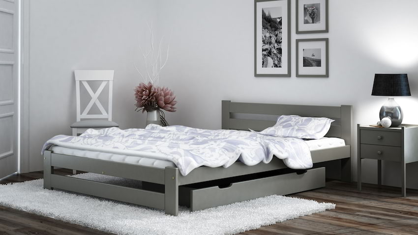 Radzimy, jak wybrać kolor łóżka do minimalistycznej sypialni