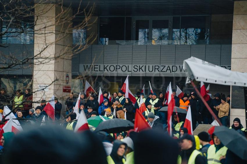 Protest Rolników w Poznaniu