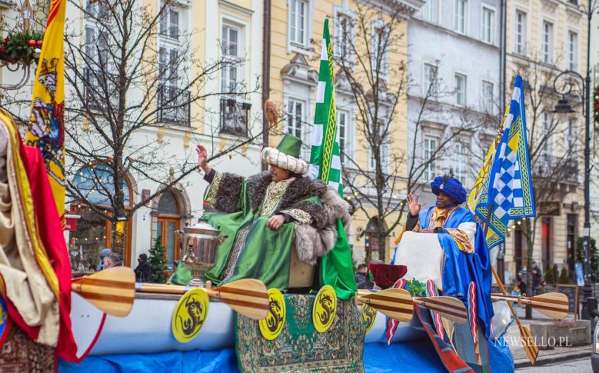 Orszak Trzech Króli przemaszerował ulicami Warszawy