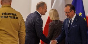 Premier Donald Tusk w sztabie kryzysowym we Wrocławiu