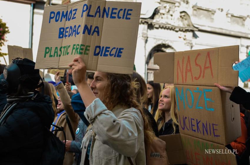 Młodzieżowy Strajk Klimatyczny w Łodzi