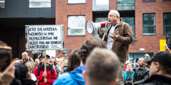 Manifestacja antycovidowców w Gdańsku