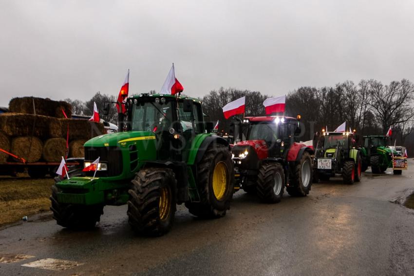 Ogólnopolski protest rolników na Dolnym Śląsku