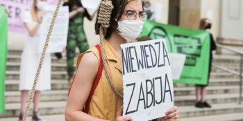 Protest Extinction Rebellion we Wrocławiu