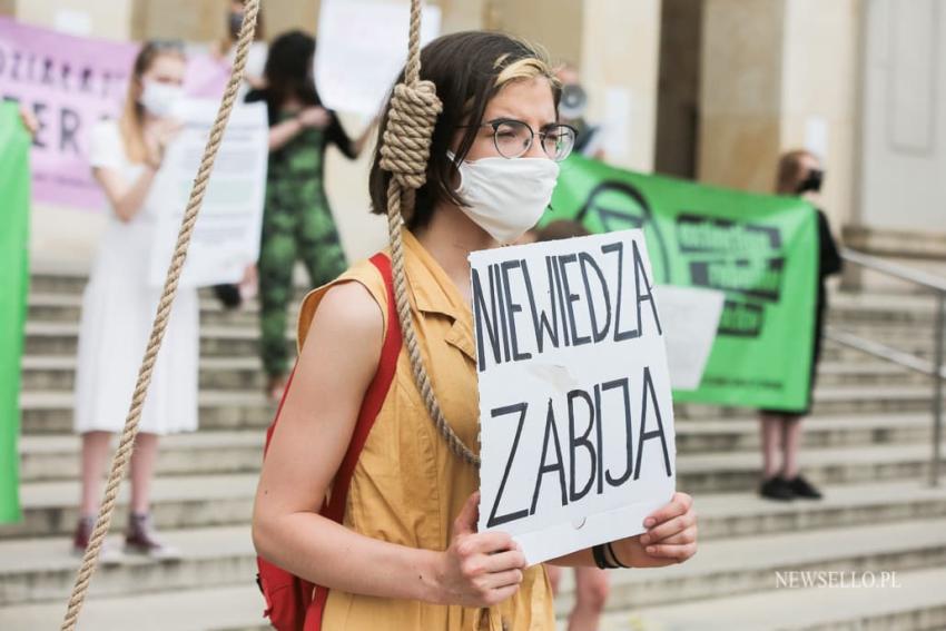 Protest Extinction Rebellion we Wrocławiu