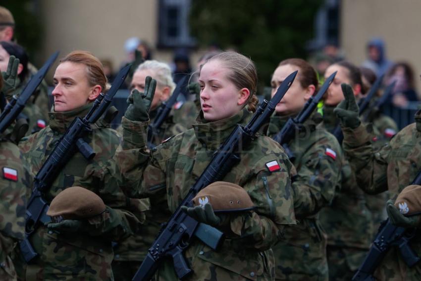 Uroczysta przysięga wojskowa WOT we Wrocławiu