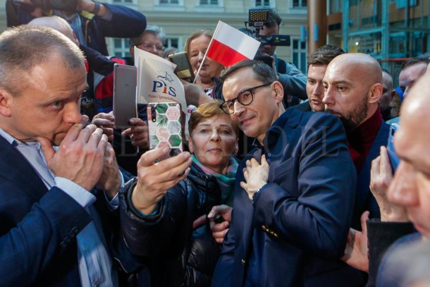 Wybory Samorządowe 2024: Mateusz Morawiecki w Legnicy