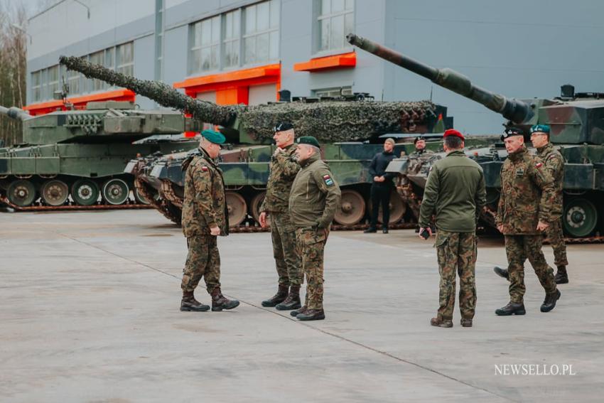 Prezydent RP na szkoleniu ukraińskich załóg czołgów Leopard