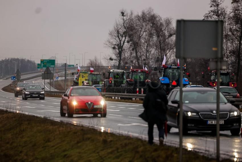 Ogólnopolski protest rolników na Dolnym Śląsku