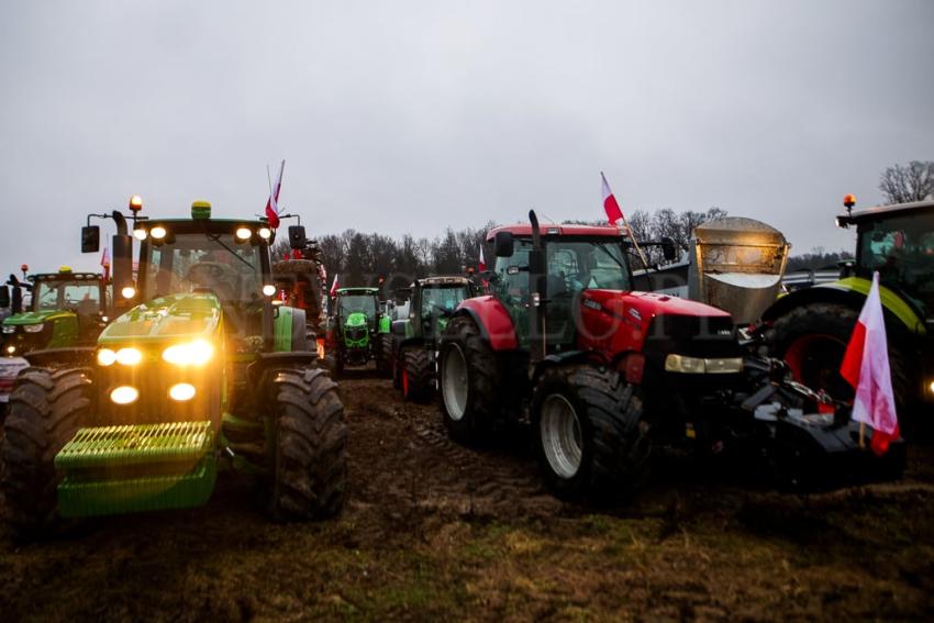 Ogólnopolski protest rolników na Dolnym Śląsku