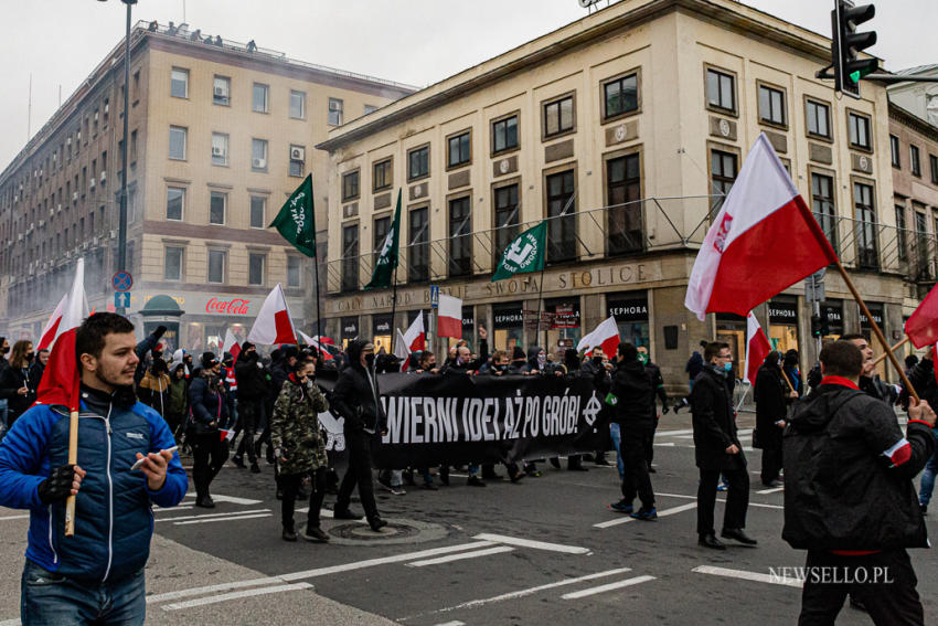 Marsz Niepodległości w Warszawie