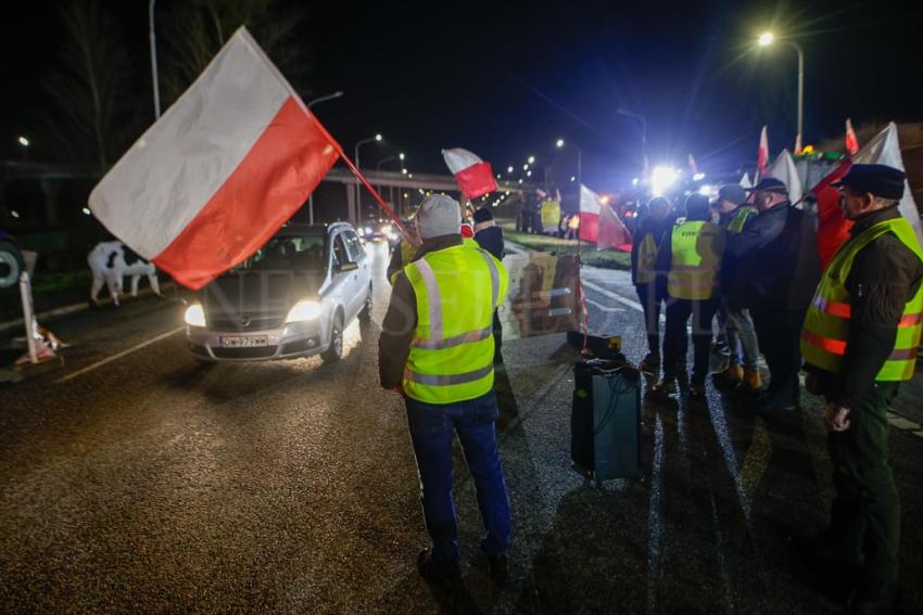 Ogólnopolski protest rolników na Dolnym Śląsku