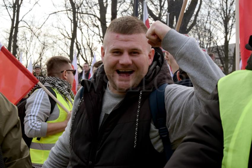 Protest rolników w Warszawie