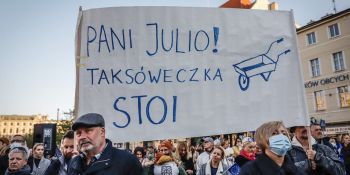 My zostajemy w Europie - demonstracja w Poznaniu