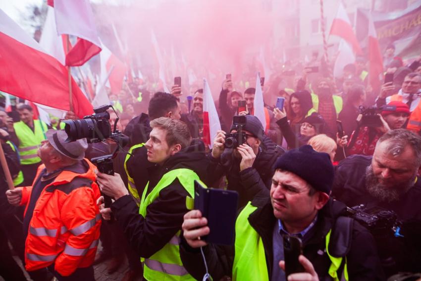 Protest rolników we Wrocławiu