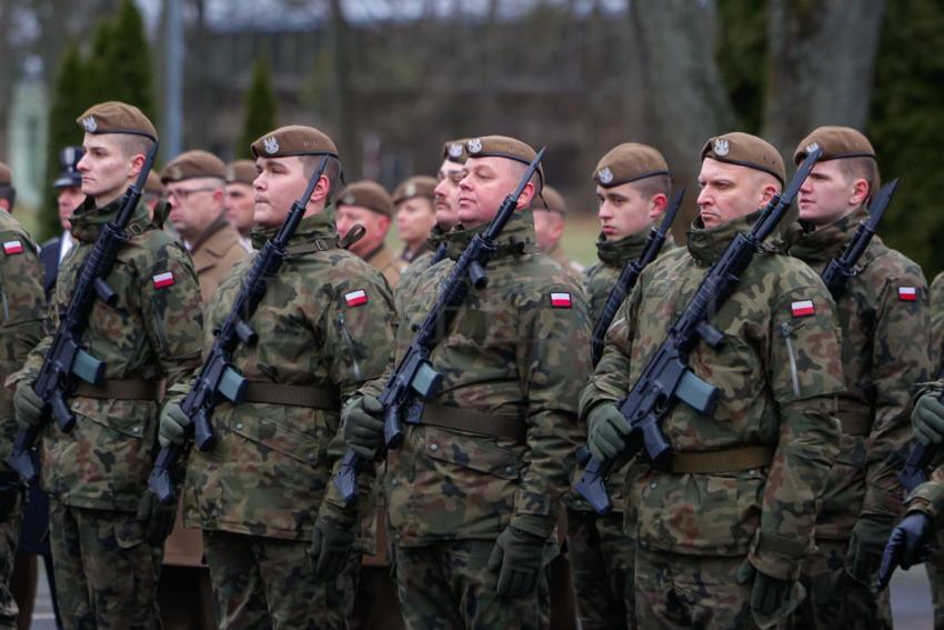 Uroczysta przysięga wojskowa WOT we Wrocławiu