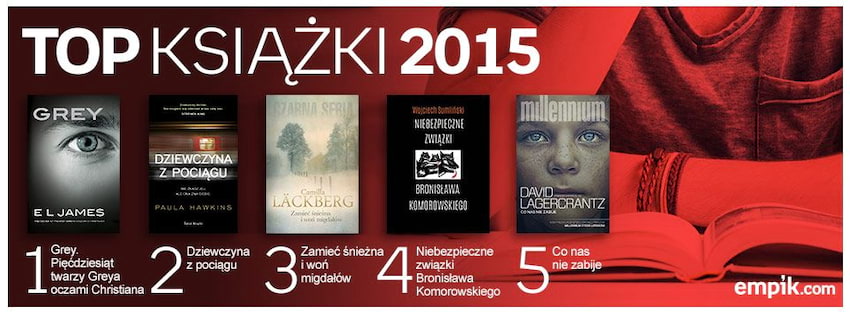 15 bestsellerów 2015 roku empik.com