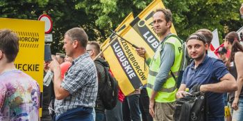 Strajk przedsiębiorców w Warszawie