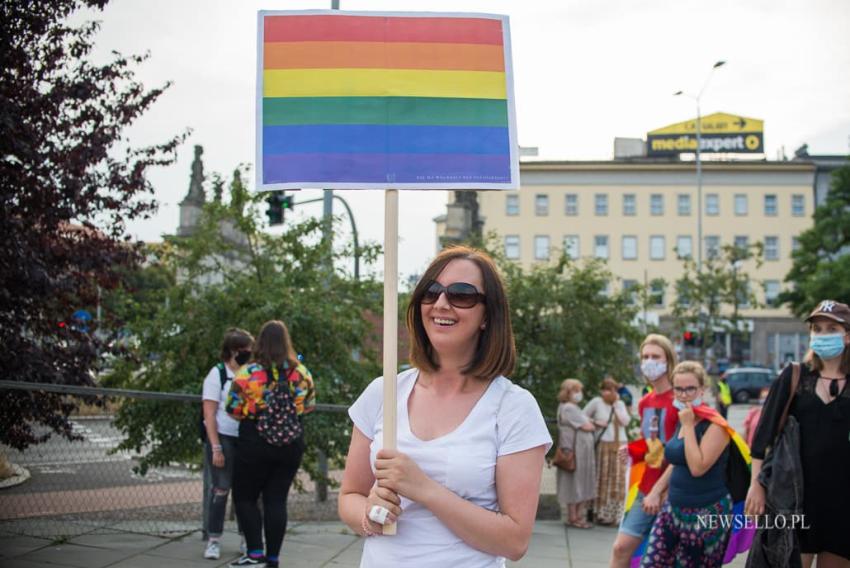 Wszystkich nas nie zamkniecie - manifestacja w Szczecinie