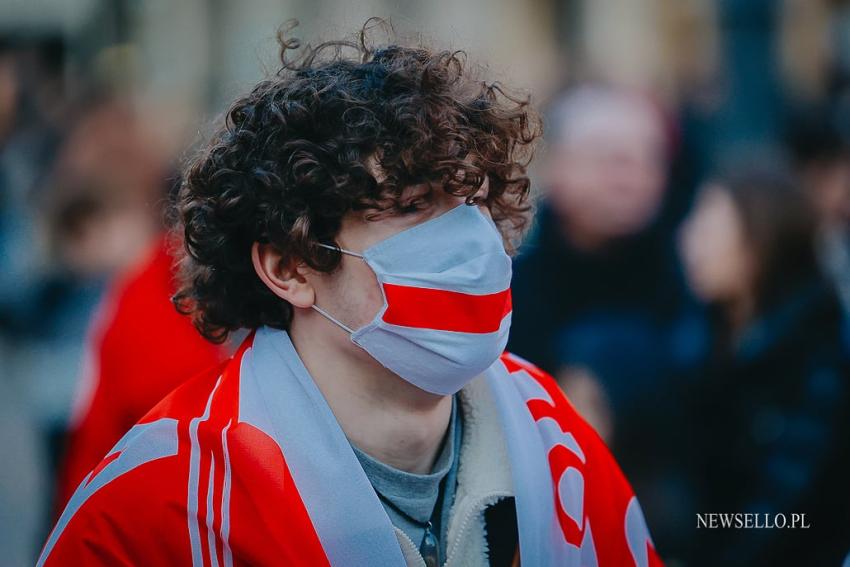 Protest we Wrocławiu - Solidarni z Ukrainą