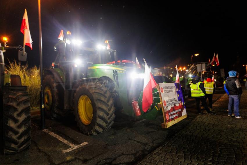 Protest rolników we Wrocławiu