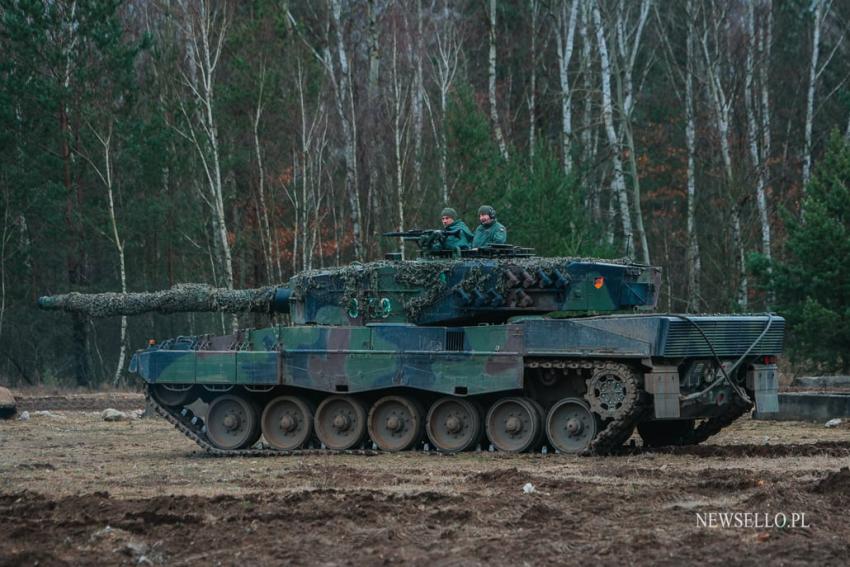 Prezydent RP na szkoleniu ukraińskich załóg czołgów Leopard