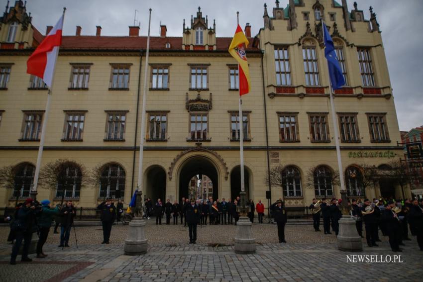 Rocznica inwazji Rosji na Ukrainie - Wrocław upamiętnia