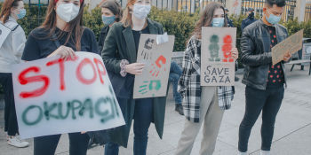 Wolna Palestyna - manifestacja we Wrocławiu