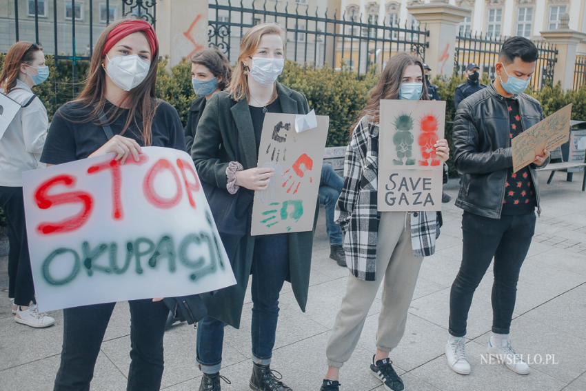 Wolna Palestyna - manifestacja we Wrocławiu