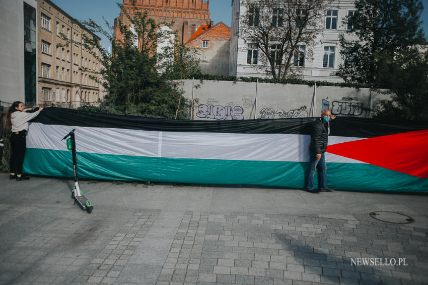 Wolna Palestyna - manifestacja we Wrocławiu