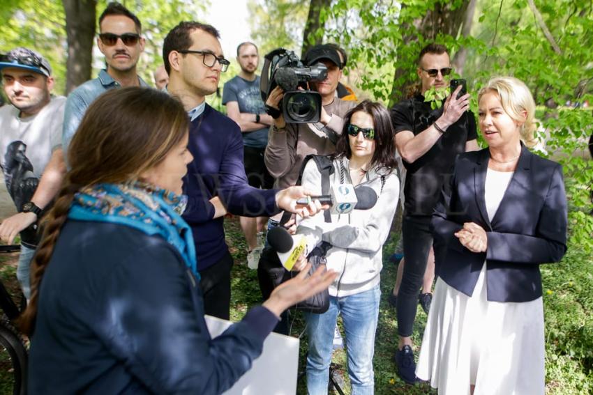 Joanna Mucha poparła Izabelę Bodnar we Wrocławiu