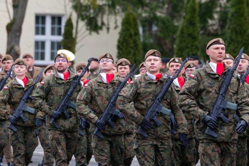 Uroczysta przysięga wojskowa WOT we Wrocławiu