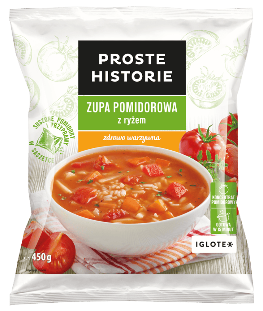 Zupa pomidorowa z ryżem, Cena: 4,89 zł, 450 g